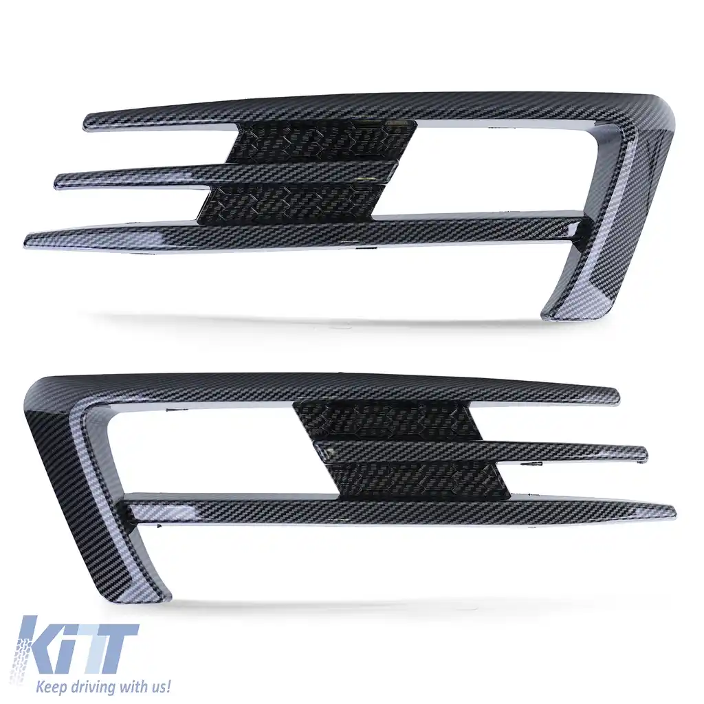 Cadru grilă pentru faruri de ceață stil GTI din carbon, potrivit pentru VW Golf 7 12-17-image-6200148