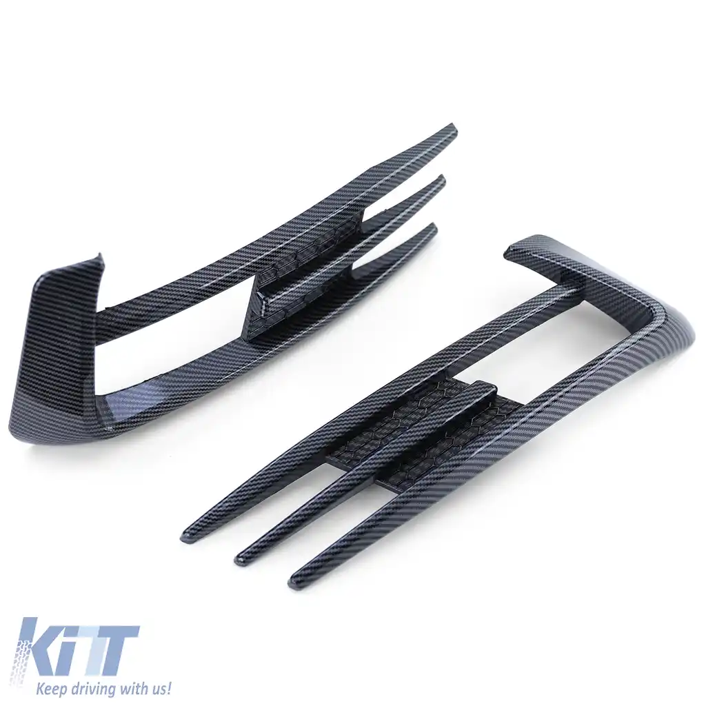 Cadru grilă pentru faruri de ceață stil GTI din carbon, potrivit pentru VW Golf 7 12-17-image-6200149