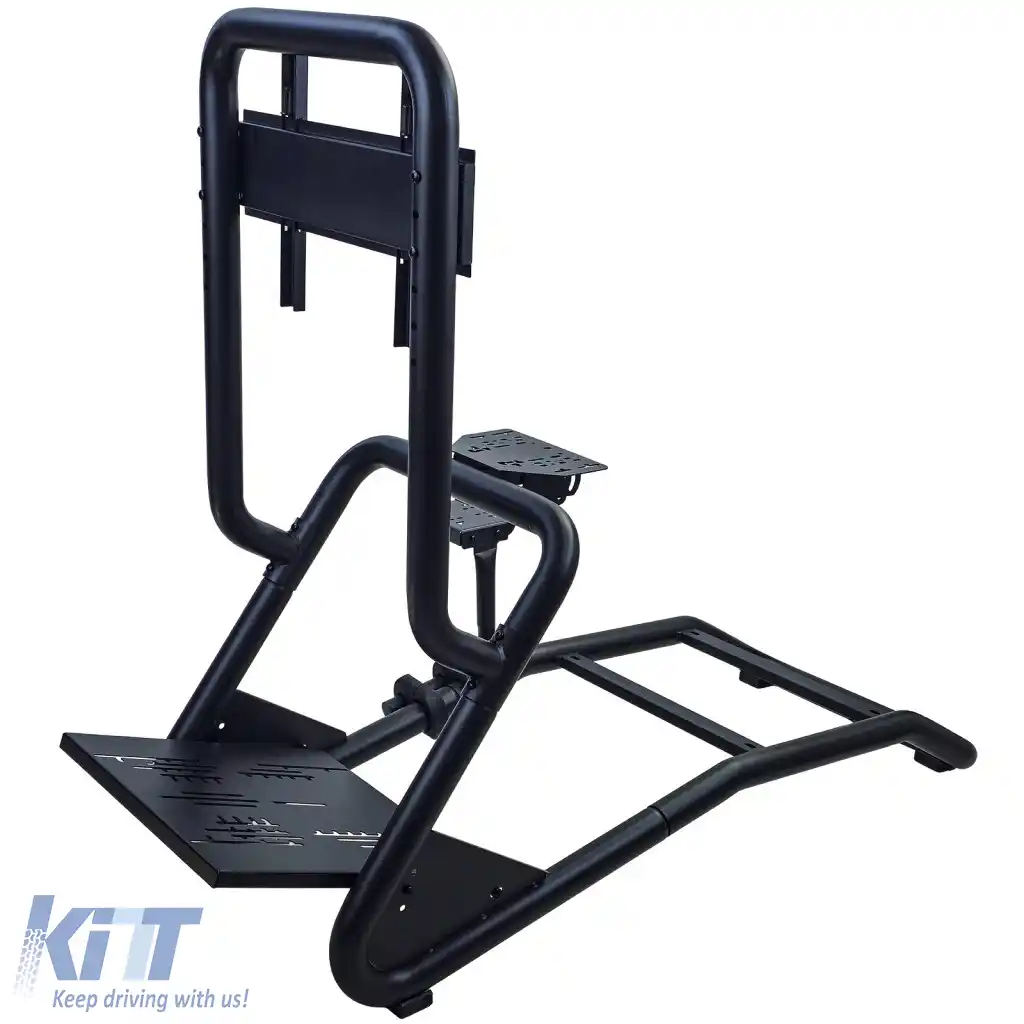 Cadru simulator premium Sim Rig pentru esports, suport pentru scaun de curse, tub de oțel de 50 mm-image-6327089