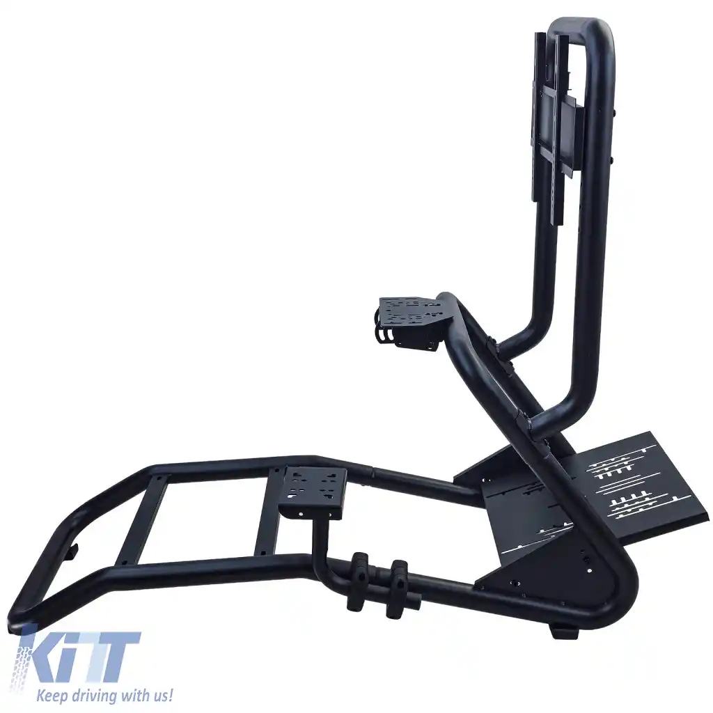 Cadru simulator premium Sim Rig pentru esports, suport pentru scaun de curse, tub de oțel de 50 mm-image-6327090