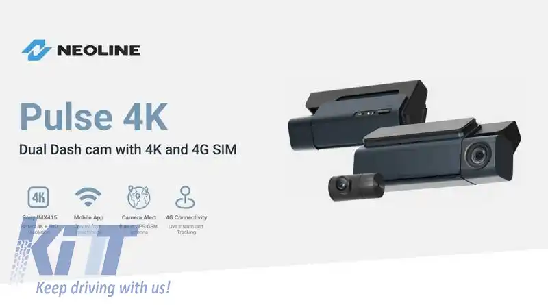 Cameră de bord 2 canale Wi-fi FHD+HD Neoline Pulse 4K-image-6318042