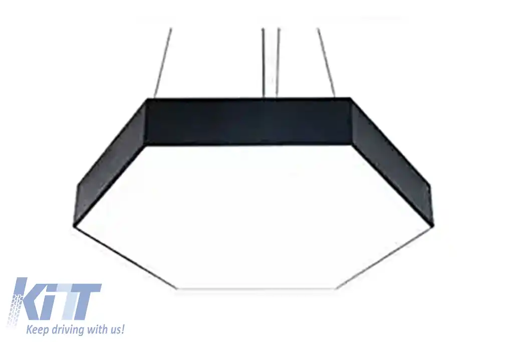 Candelabru Sistem de Iluminare Plafon Hexagon HoneyComb 6500K Diametru 60cm-image-6114619