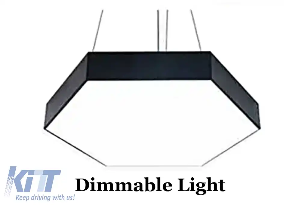 Candelabru Sistem de Iluminare Plafon Hexagon HoneyComb 6500K Diametru 60cm Reglabil-image-6114621