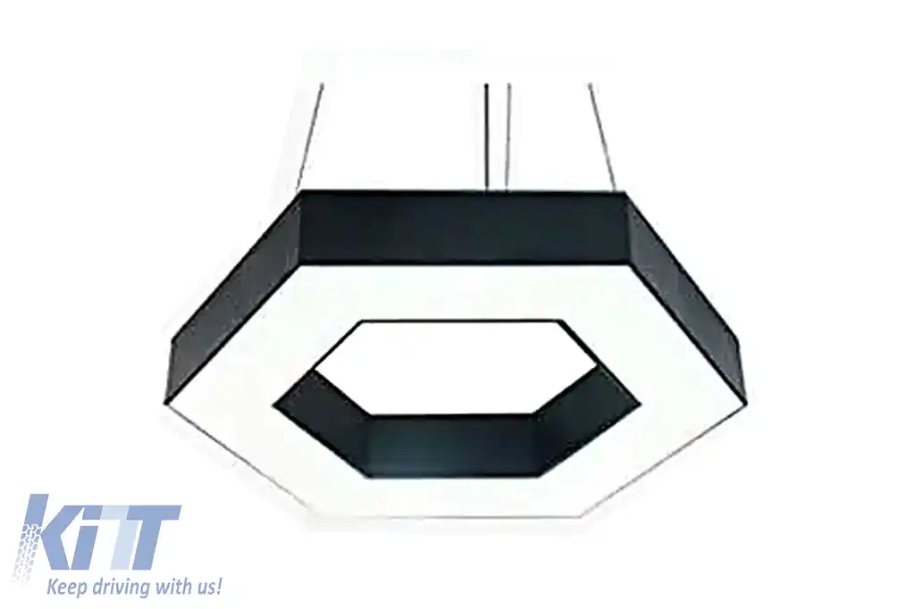 Candelabru Sistem de Iluminare Plafon Hexagon HoneyComb 6500K Diametru 60cm-image-6114623
