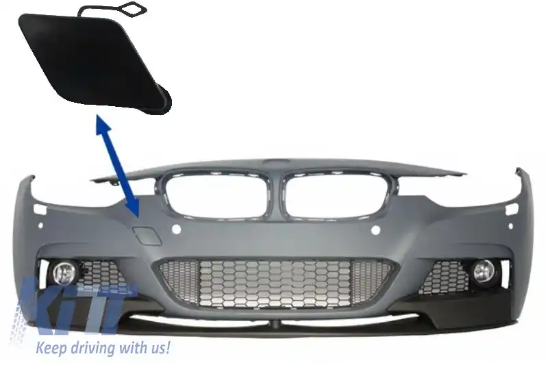 Capac Carlig Remorcare  Bara Fata compatibil cu BMW Seria 3 F30 F31 Sedan Touring (2011-up) M-tech M Performance Design