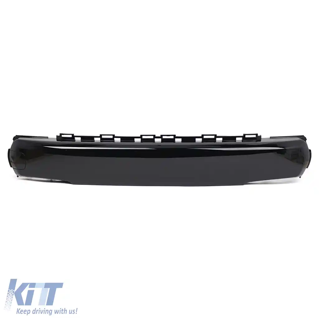 Capac de Plăcuță de Înmatriculare Bara Față Negru Lucios potrivit pentru Mini F55 F56 F57-image-6194768