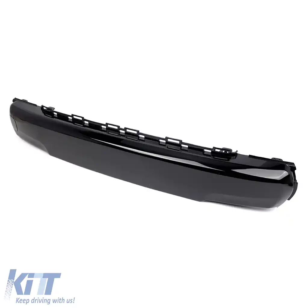 Capac de Plăcuță de Înmatriculare Bara Față Negru Lucios potrivit pentru Mini F55 F56 F57-image-6194770