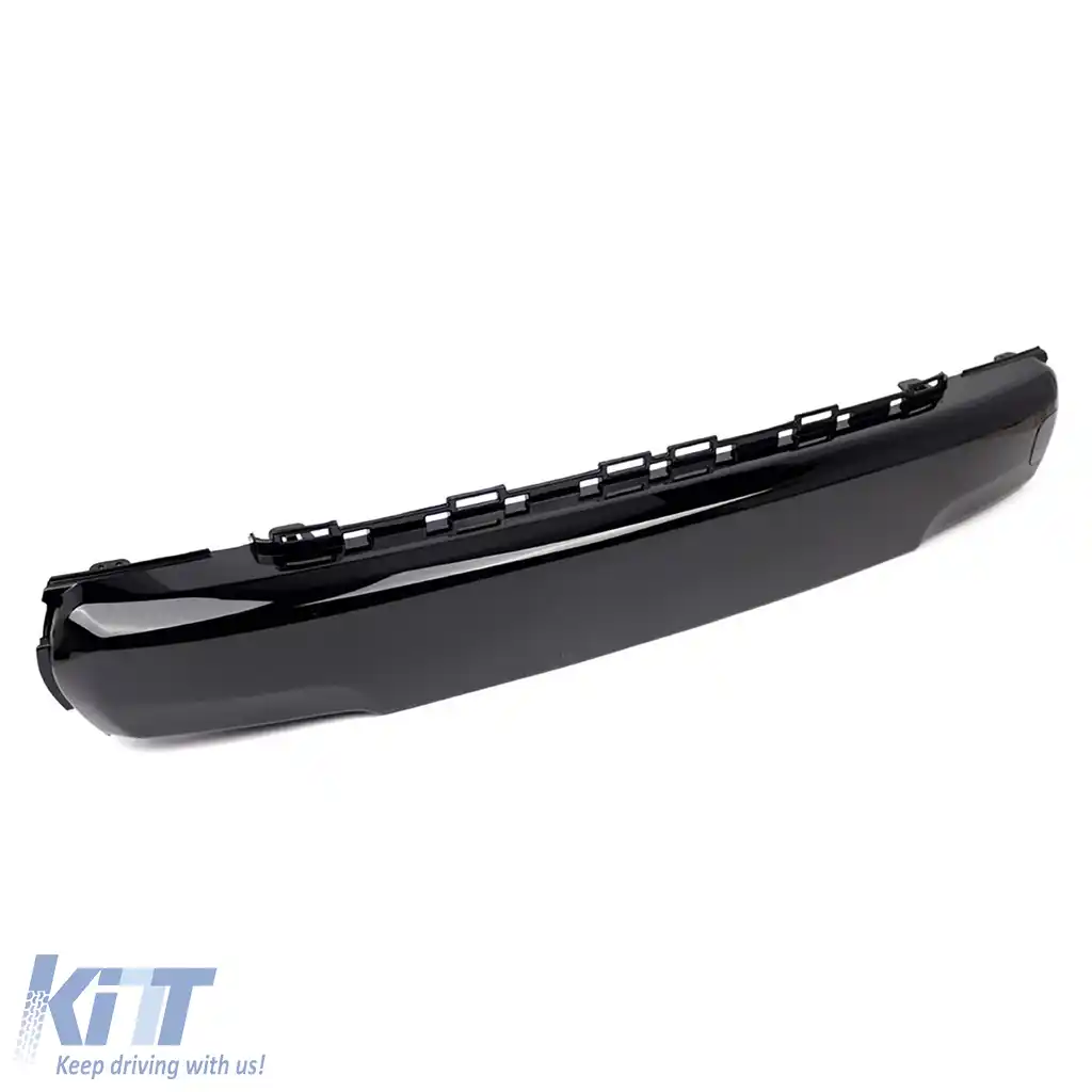 Capac de Plăcuță de Înmatriculare Bara Față Negru Lucios potrivit pentru Mini F55 F56 F57-image-6194771