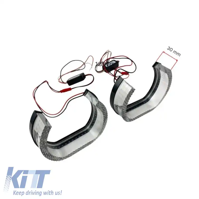 Capac de proiector 3.0 Matrice pătrată M12 cu DRL LED 1 bucată-image-6321485