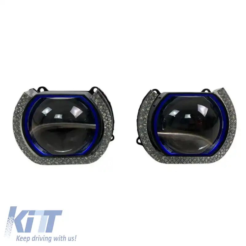 Capac de proiector 3.0 Matrice pătrată M12 cu DRL LED 1 bucată-image-6321488