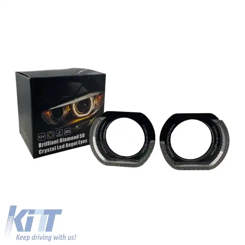 Capac de Proiector 3.0 Matrice Pătrată M9-L Cu DRL Led 1 Bucată-image-6321521