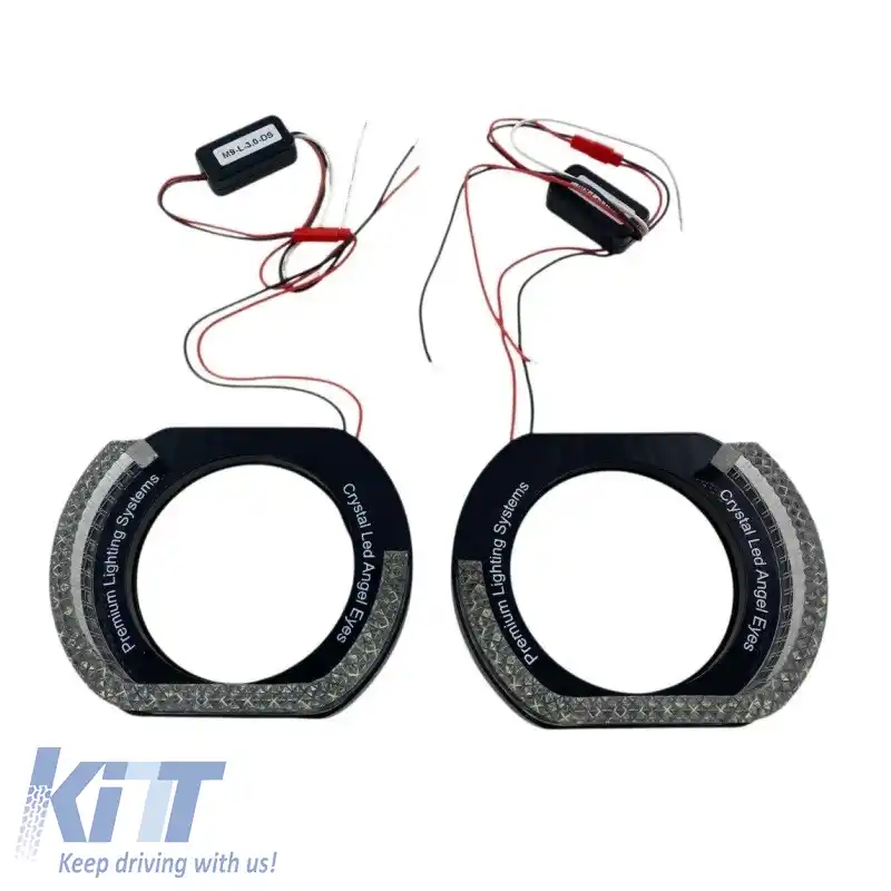 Capac de proiector 3.0 Matrice pătrată M9-L cu DRL LED 1 bucată-image-6322064