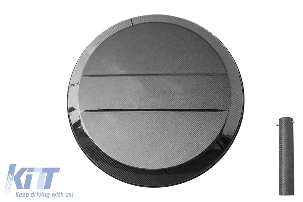 Capac din carbon design B pentru roata de rezervă potrivit pentru Mercedes G-Class W464 2019-2023, neprelucrat