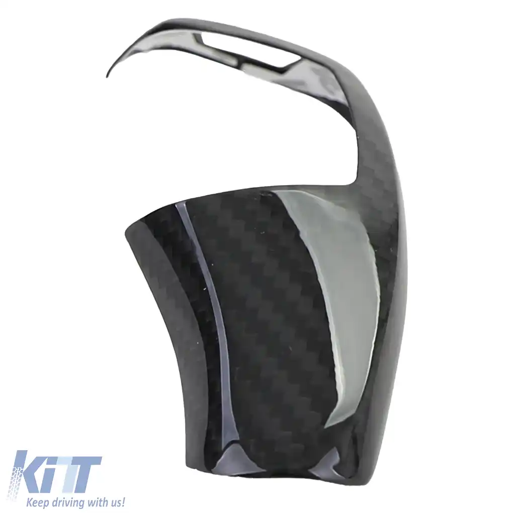 Capac din carbon real pentru maneta de schimbător de viteze automată, potrivit pentru BMW Seria 4 F32 F33 F36 2013-2021-image-6193740