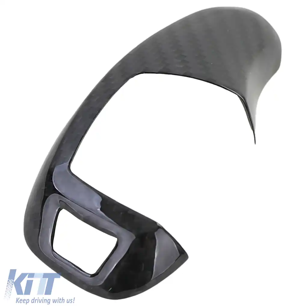 Capac din carbon real pentru maneta de schimbător de viteze automată, potrivit pentru BMW Seria 4 F32 F33 F36 2013-2021-image-6193741