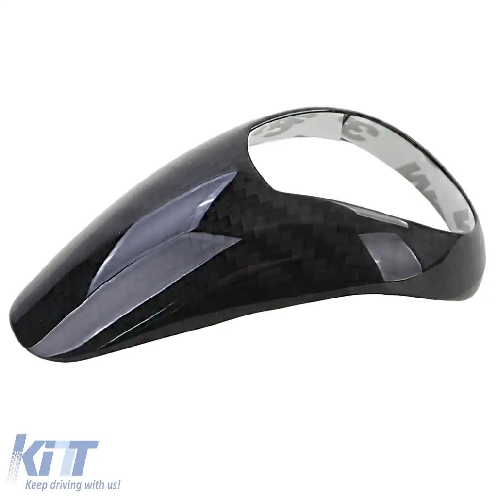 Capac din carbon real pentru maneta de schimbător automată, potrivit pentru BMW Seria 6 F06 F12 F13 10-18-image-6206717