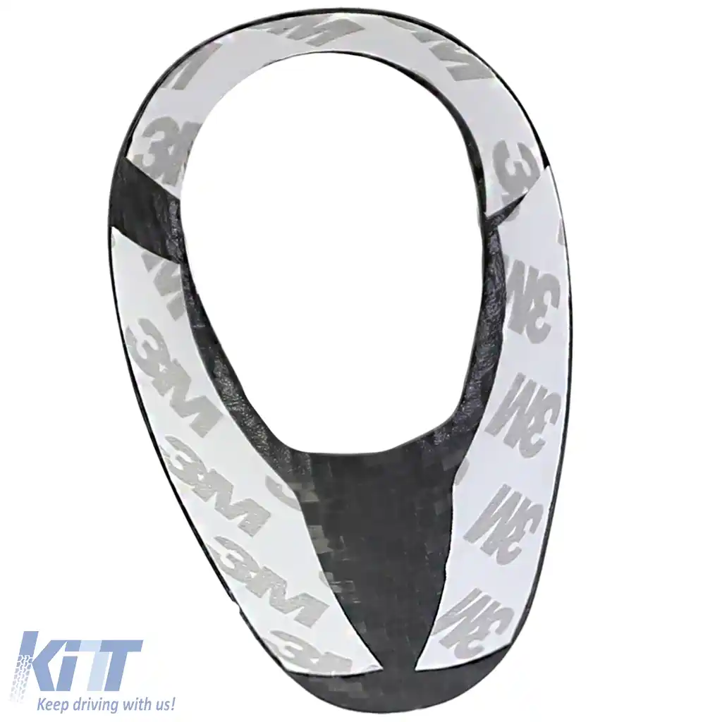 Capac din carbon real pentru maneta de schimbător automată, potrivit pentru BMW Seria 6 F06 F12 F13 10-18-image-6206720