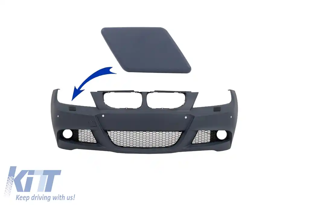 Capac DREAPTA Spalatoare Faruri Bara Fata compatibil cu BMW Seria 3 E90 E91 LCI (2008-2011) M Tech