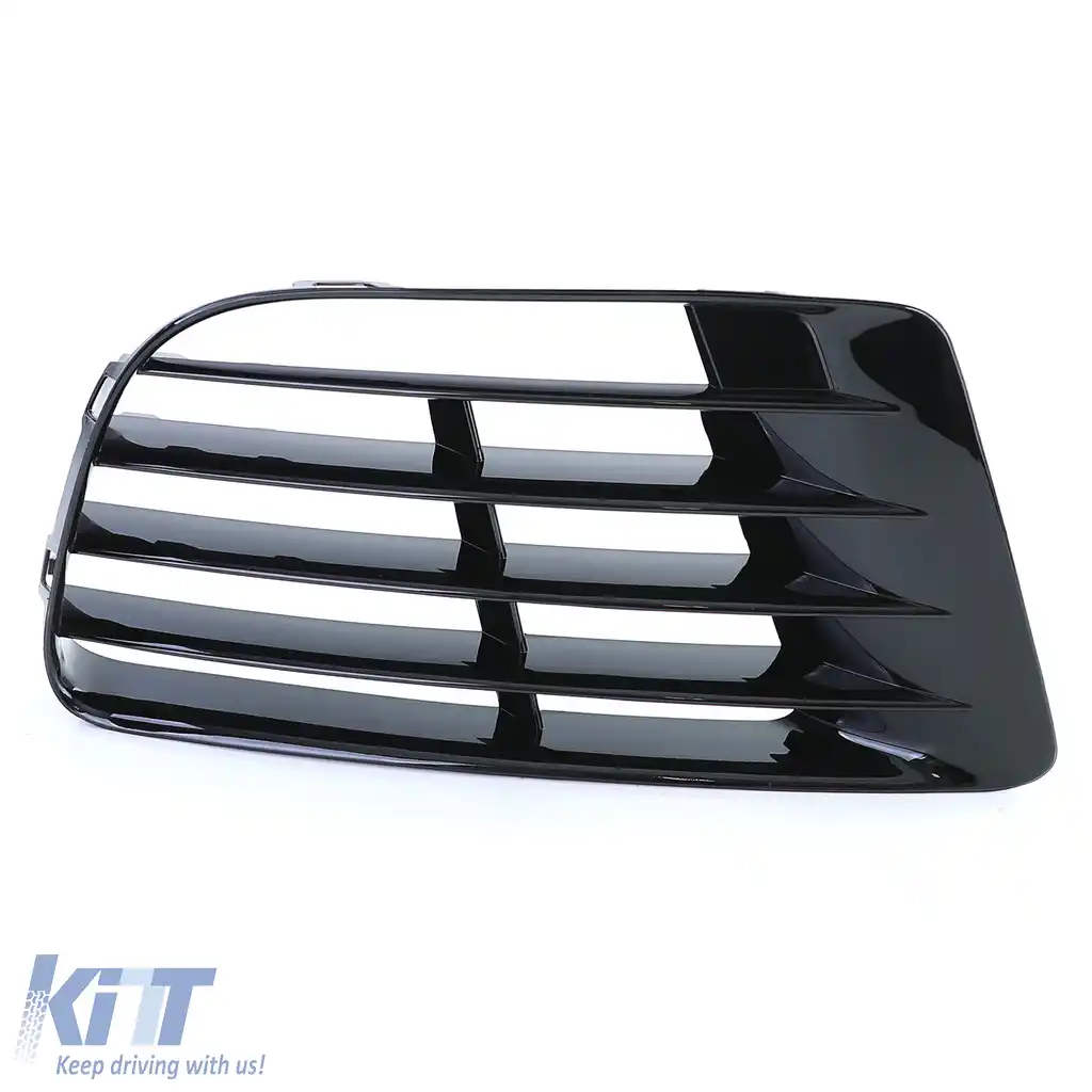 Capac grilaj de ventilație negru, potrivit pentru bara R20 dreapta, pentru VW Golf 6 5K1 09-13-image-6199676