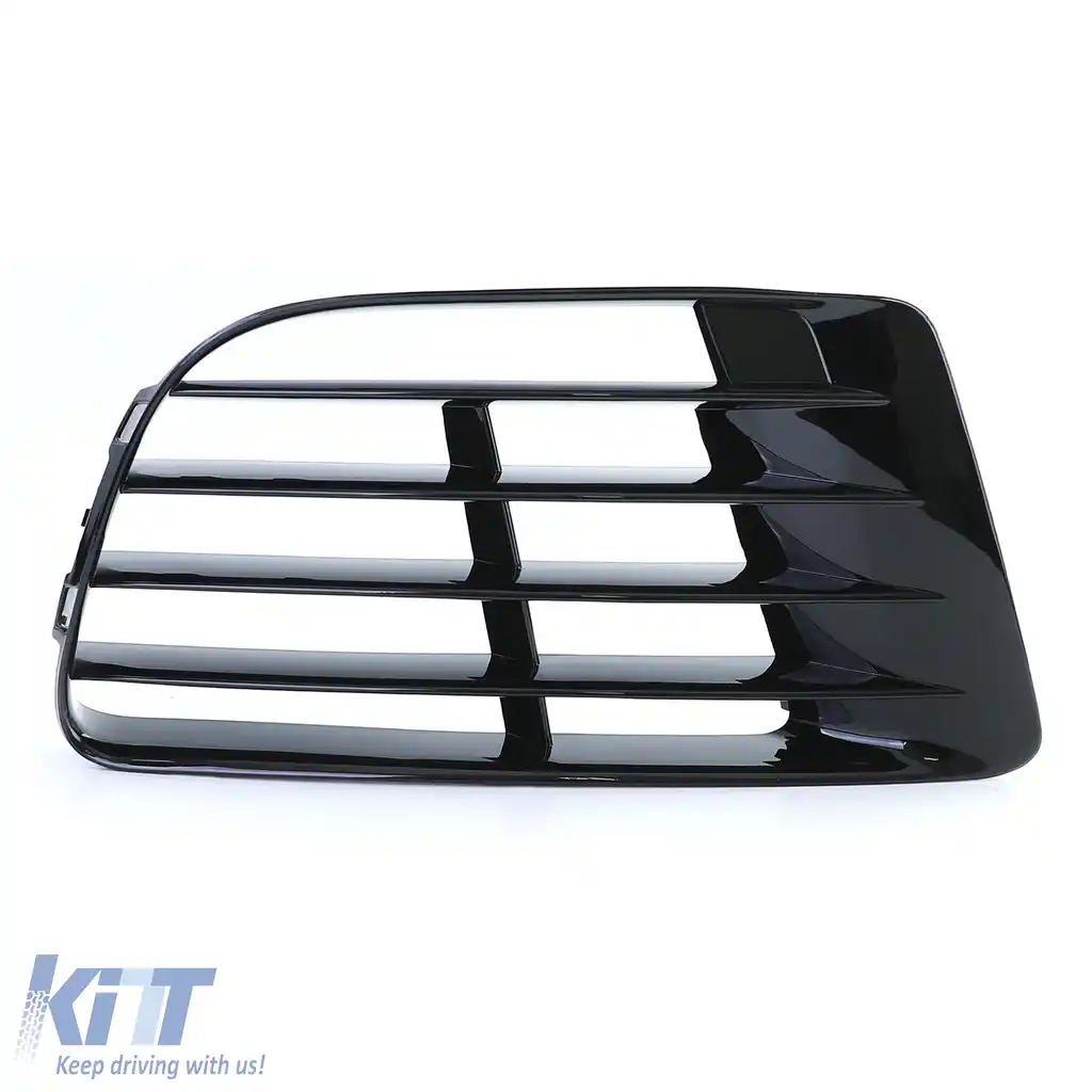 Capac grilaj de ventilație negru, potrivit pentru bara R20 dreapta, pentru VW Golf 6 5K1 09-13-image-6199678