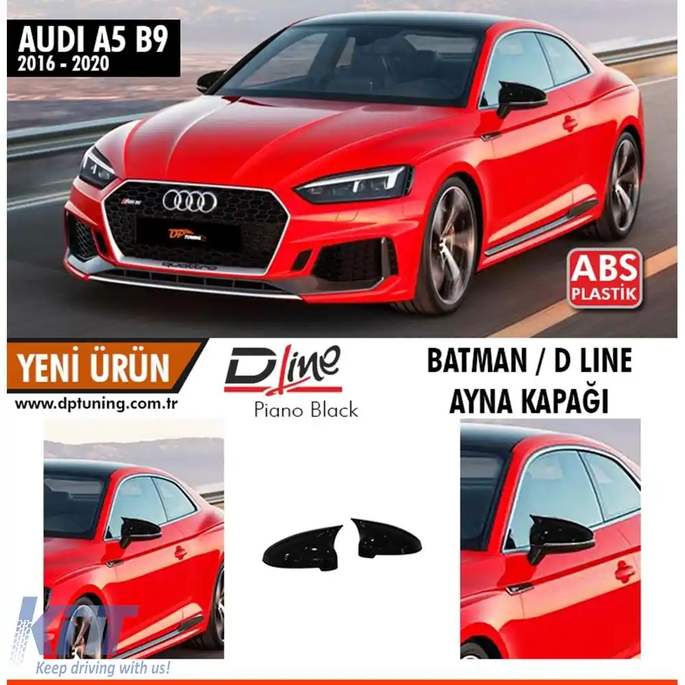 image-50-Capac Oglindă Batman A5 B9 Negru Lucios / 2016-2020