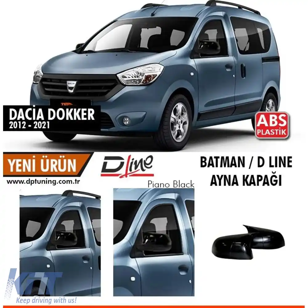 image-44-Capac Oglindă Batman pentru Dokker Negru Lucios / 2012 - 2021