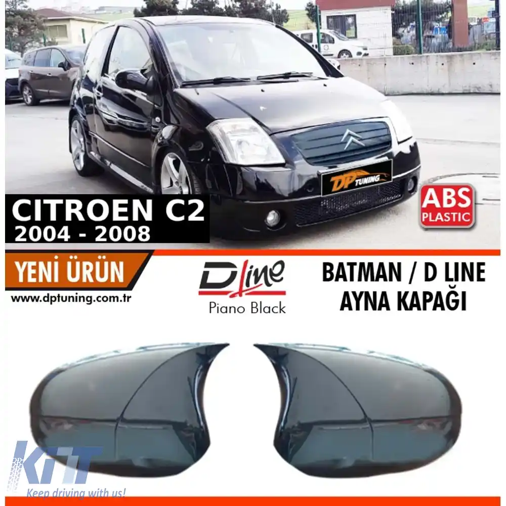 image-16-Capac oglindă C2 Batman Negru Pian / 2004 - 2008