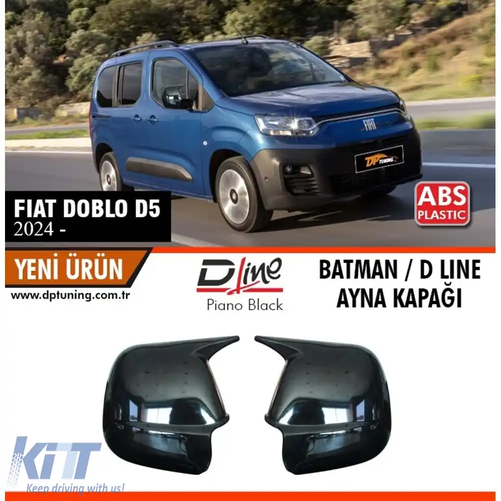 image-78-Capac oglindă Doblo Batman Negru Piano / 2024 După