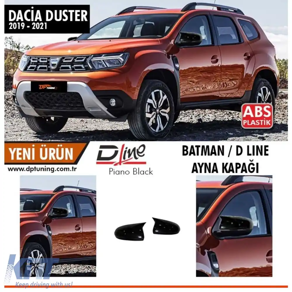 image-45-Capac oglindă Duster 2 Batman Negru Piano / 2018-în sus
