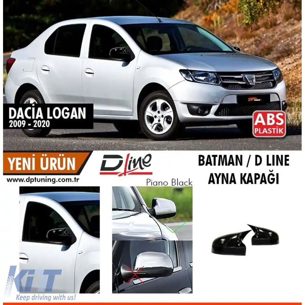 image-76-Capac oglindă Logan Batman Negru Pian / 2009 - 2020