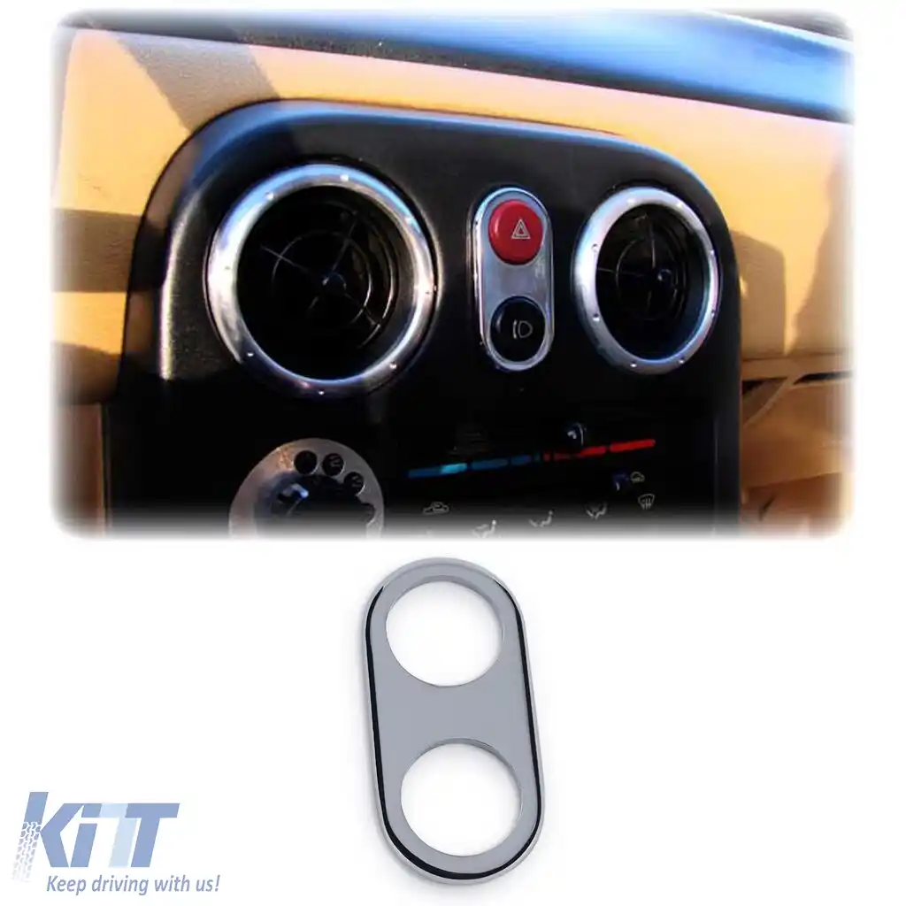 Capac panou de comutator dublu din oțel inoxidabil, potrivit pentru Mazda MX5 NA 89-98-image-6190923