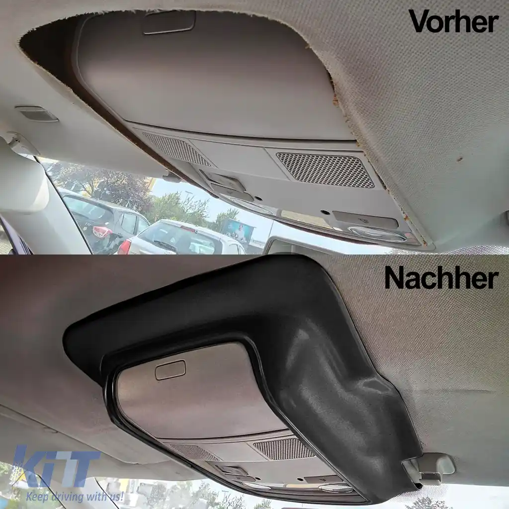 Capac pentru compartimentul ochelarilor cu căptușeală detașată, capac negru pentru VW Golf 6-image-6207584