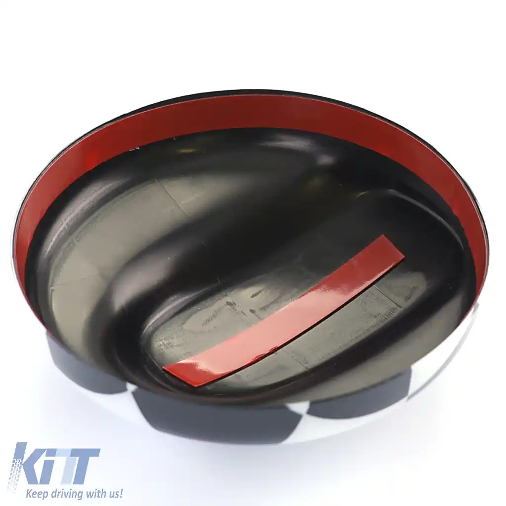 Capac rezervor combustibil negru alb potrivit pentru Mini R56 R57 R58 R59 R60-image-6201946