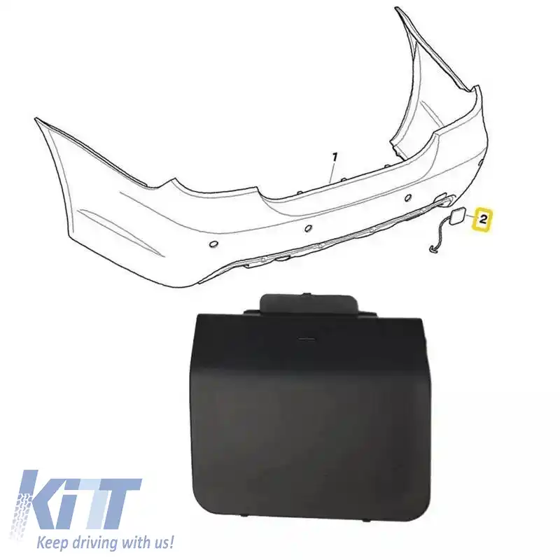 Capac spate pentru cârlig de remorcare potrivit pentru BMW 5 E60+LCI Rr. M-Tech- 2002-09 A511278972171 pc-image-6318752