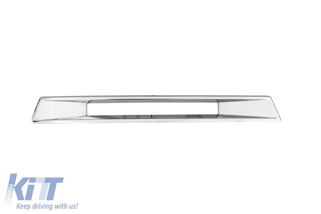 Capac stâng cromat pentru lumini de zi pentru bara de protecție frontală A Design tip C63 potrivit pentru Mercedes Clasa C W204 2011-2014