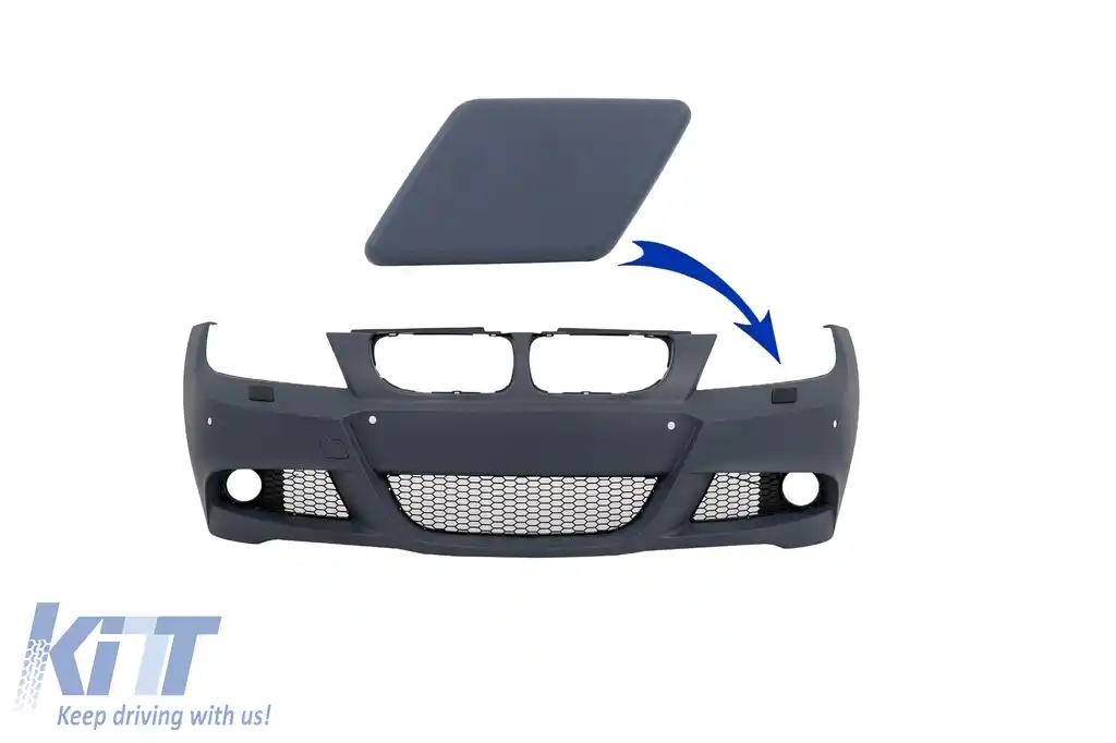 Capac STANGA Spalatoare Faruri Bara Fata compatibil cu BMW Seria 3 E90 E91 LCI (2008-2011) M Tech