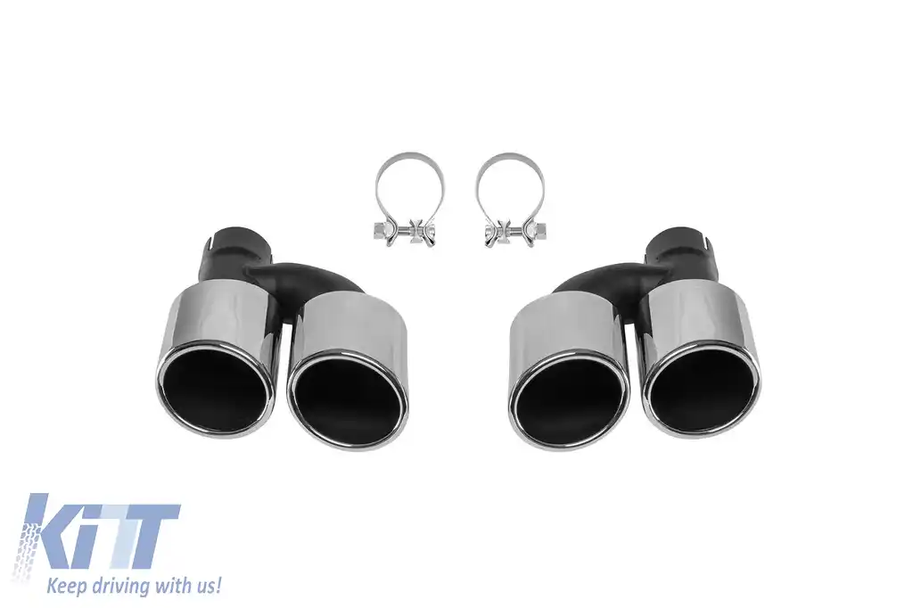 Capace cromate potrivite pentru Audi A4 B8 2012-2015, A6 C7 sedan, avant, allroad 2011-2018, A7 4GA Sportback 2010-2017, A5 Sportback 2009-2011