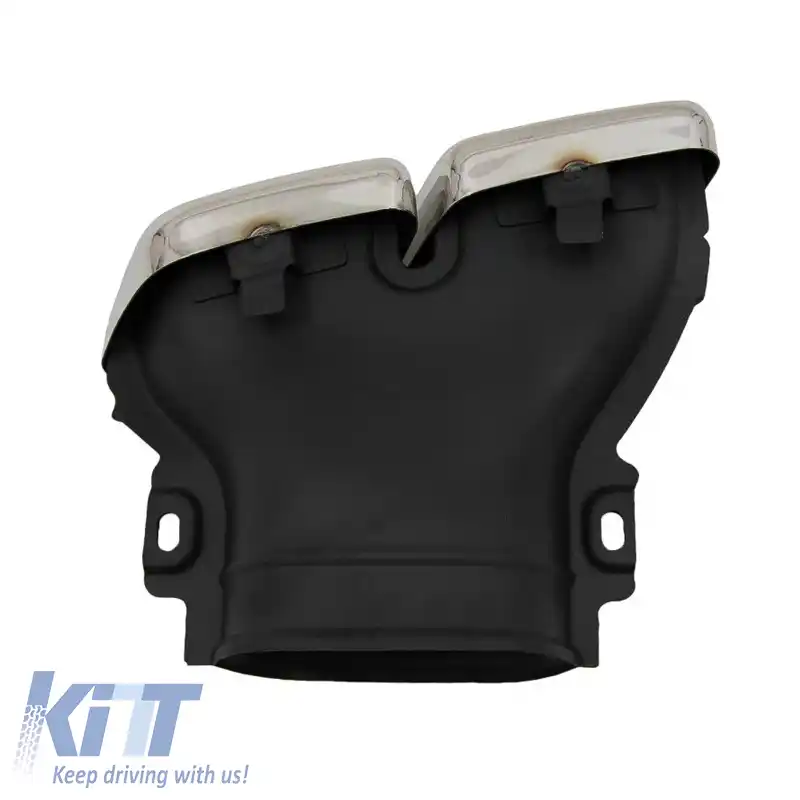Capace de eșapament potrivite pentru Mercedes-Benz E-Class W213 16+ / GLC-Class (X253/C253) 15-17 Aspect A Design 2 buc-image-6316018