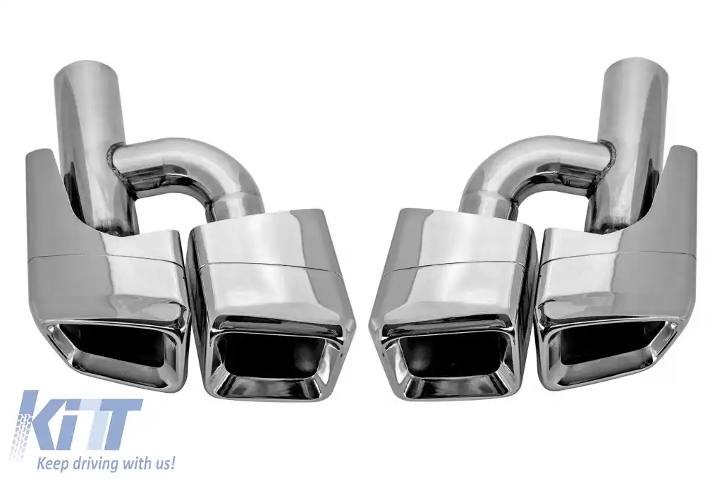 Capace de eșapament tip E63 potrivite pentru Mercedes E-Class W212 2009-2014, CLS C218 2011-2018, S-Class W221 2005-2013, C-Class W204 2007-2014-image-6264369