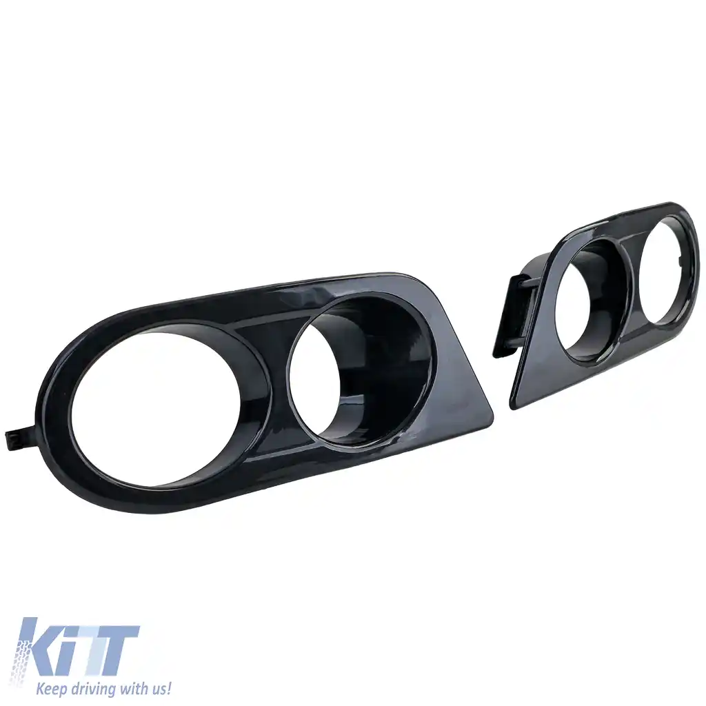 Capace de faruri de ceata pentru bara fata negru lucios, potrivite pentru BMW Seria 3 E46 98-07-image-6206960