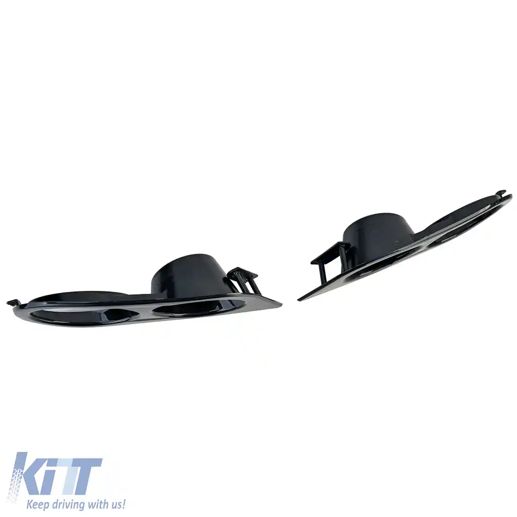 Capace de faruri de ceata pentru bara fata negru lucios, potrivite pentru BMW Seria 3 E46 98-07-image-6206963