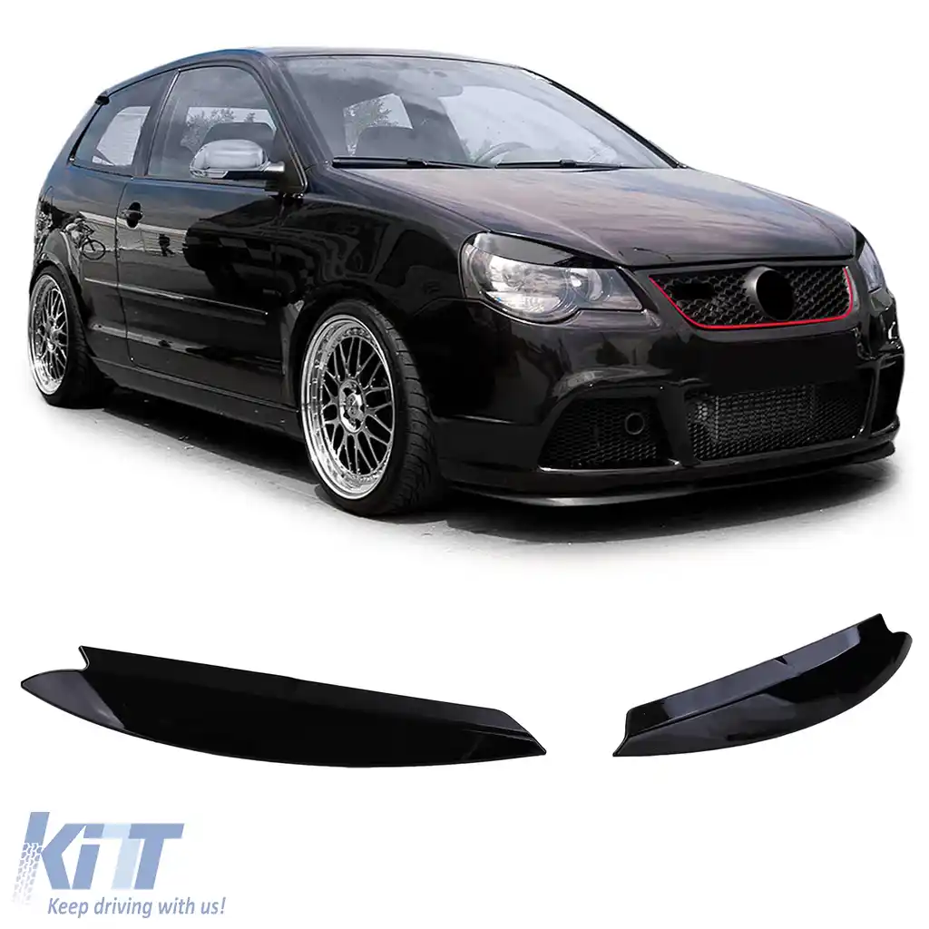 Capace de faruri Evil Eye Black Gloss potrivite pentru VW Polo 9N3 05-09