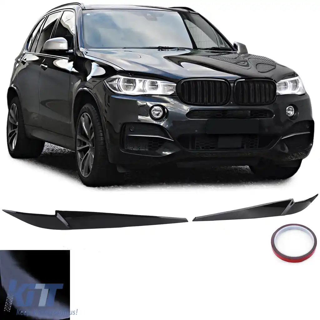 Capace de faruri Evil Eye Black Gloss potrivite pentru BMW X5 F15 2013-2018