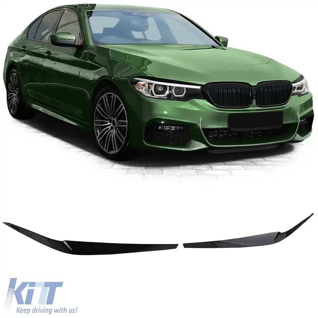 Capace de faruri Evil Look Black Gloss potrivite pentru 5 Series BMW G30 G31 din 17