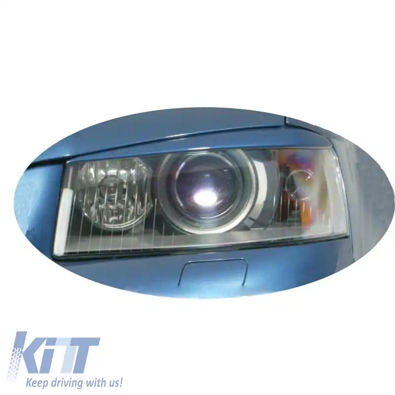Capace de faruri sprâncene potrivite pentru Audi A3 8P 03-08 Evil Eye / Bad Look 2 Pcs-image-6294574