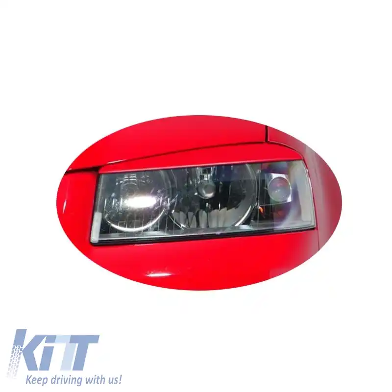 Capace de faruri sprâncene potrivite pentru Audi A3 8P 03-08 Evil Eye / Bad Look 2 Pcs-image-6294575