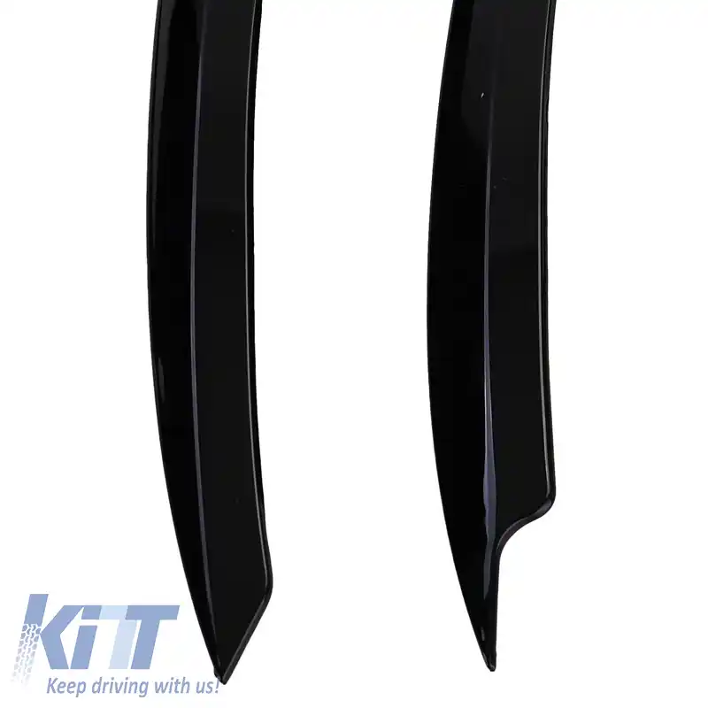 Capace de faruri sprâncene potrivite pentru VW Golf 7 12-21 Evil Eye Gloss Black 2 Pcs-image-6314133
