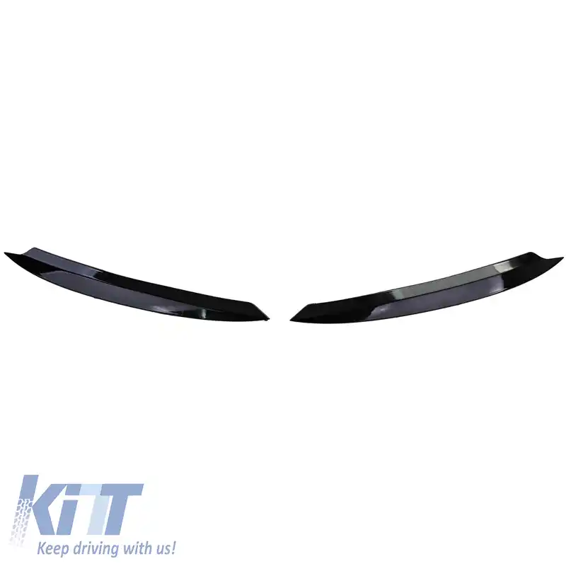 Capace de faruri sprâncene potrivite pentru VW Golf 7 12-21 Evil Eye Gloss Black 2 Pcs-image-6315178