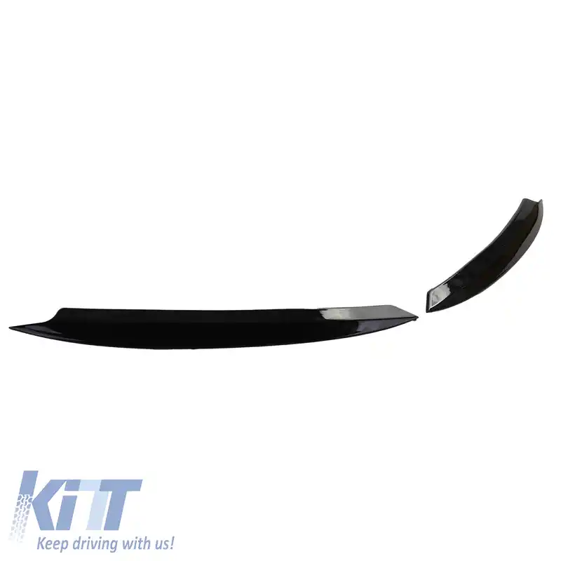 Capace de faruri sprâncene potrivite pentru VW Golf 7 12-21 Evil Eye Gloss Black 2 Pcs-image-6315180