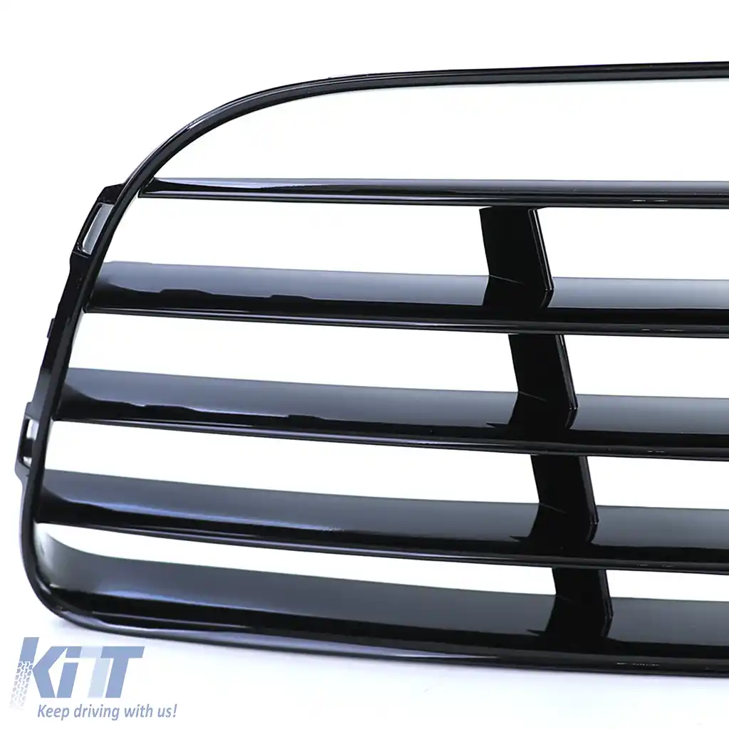Capace de grilaj de ventilație negre pentru perechea de bara R20 pentru VW Golf 6 5K1 09-13-image-6195864